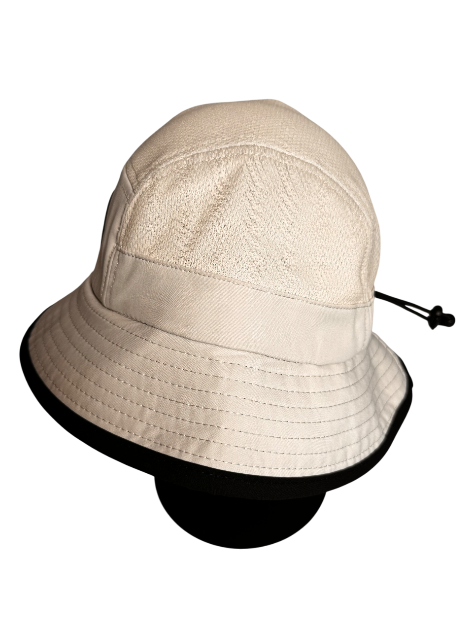 Cookie & Cream - Bucket Surf Hat with permanent chin strap